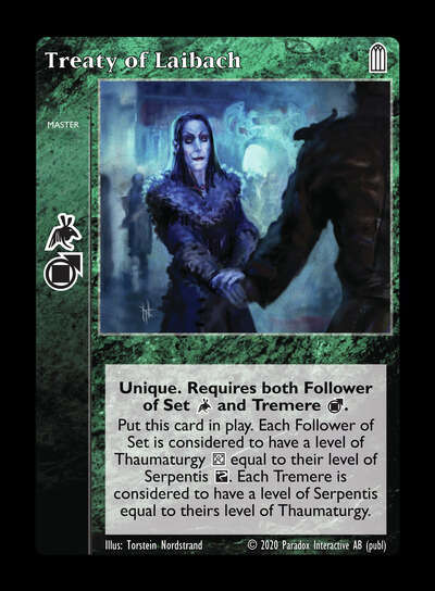 Treaty of Laibach [Legacy II set] - VTES CCG