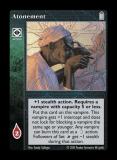 Atonement [Legacy II set] - VTES CCG