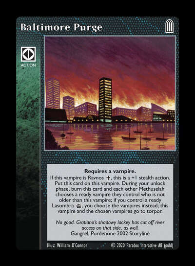 Baltimore Purge [Legacy II set] - VTES CCG
