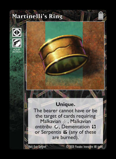 Martinelli's Ring [Legacy II set] - VTES CCG