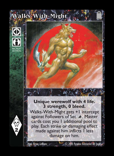 Walks-With-Might [Legacy II set] - VTES CCG