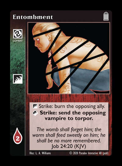 Entombment [Legacy II set] - VTES CCG