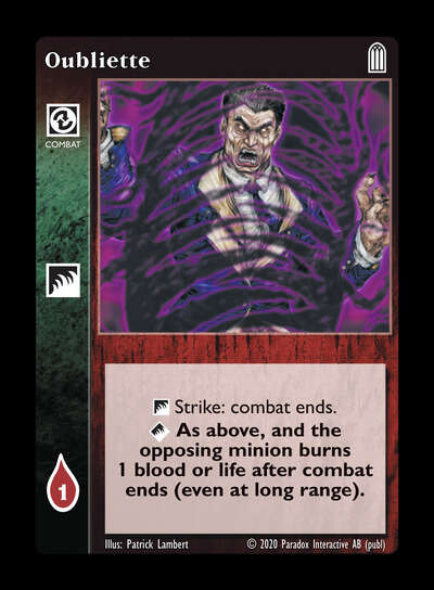 Oubliette [Legacy II set] - VTES CCG