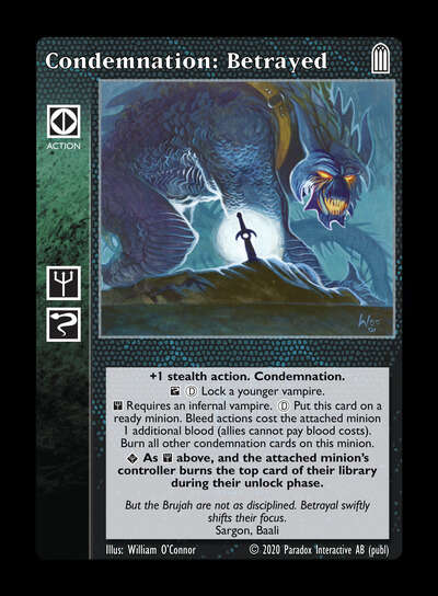 Condemnation: Betrayed [Legacy II set] - VTES CCG