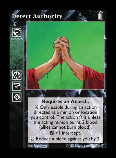 Detect Authority [Legacy II set] - VTES CCG