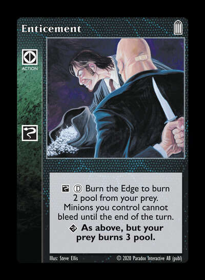 Enticement [Legacy II set] - VTES CCG