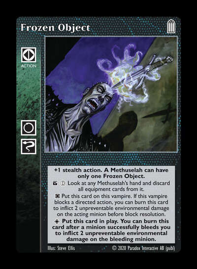 Frozen Object [Legacy II set] - VTES CCG