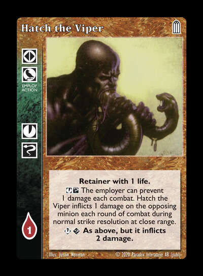 Hatch the Viper [Legacy II set] - VTES CCG