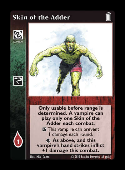 Skin of the Adder [Legacy II set] - VTES CCG