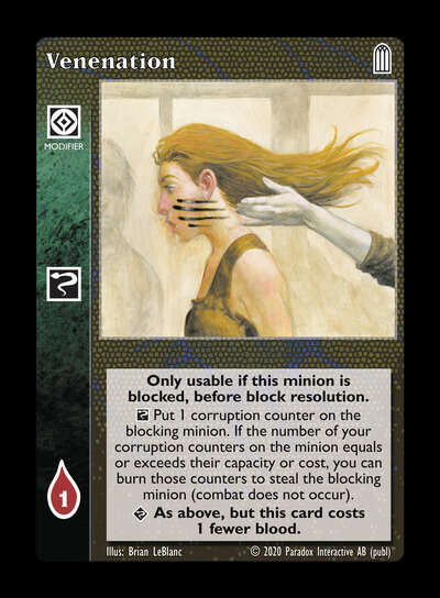 Venenation [Legacy II set] - VTES CCG