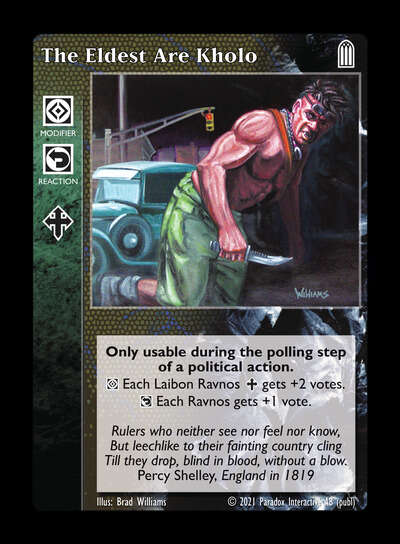 The Eldest Are Kholo [Legacy III set] - VTES CCG