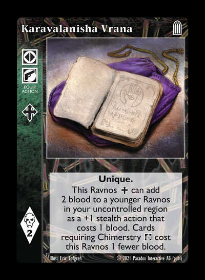 Karavalanisha Vrana [Legacy III set] - VTES CCG
