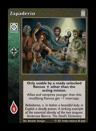 Zapaderin [Legacy III set] - VTES CCG
