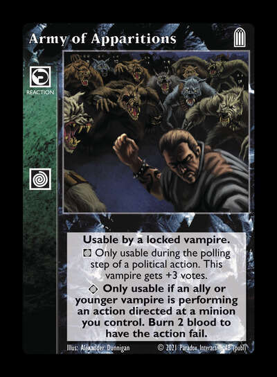 Army of Apparitions [Legacy III set] - VTES CCG