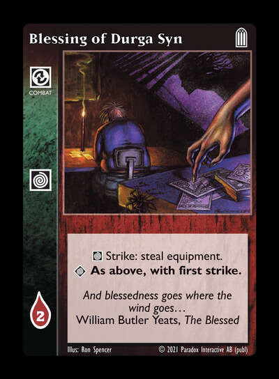 Blessing of Durga Syn [Legacy III set] - VTES CCG