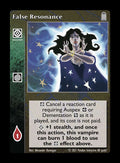 False Resonance [Legacy III set] - VTES CCG