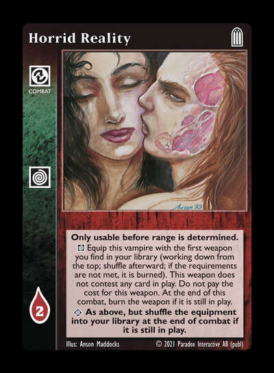 Horrid Reality [Legacy III set] - VTES CCG