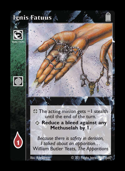Ignis Fatuus [Legacy III set] - VTES CCG