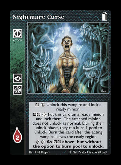 Nightmare Curse [Legacy III set] - VTES CCG