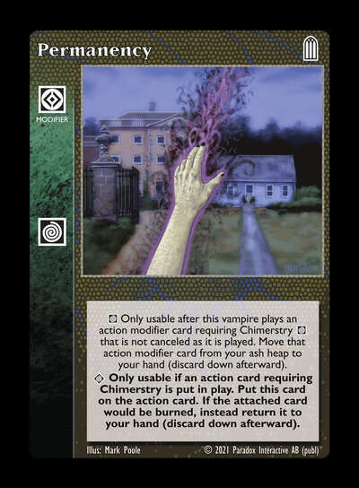 Permanency [Legacy III set] - VTES CCG