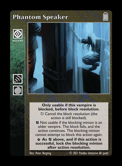 Phantom Speaker [Legacy III set] - VTES CCG