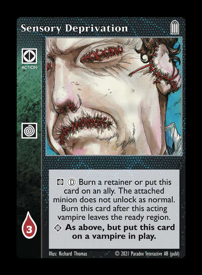 Sensory Deprivation [Legacy III set] - VTES CCG