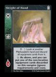 Sleight of Hand [Legacy III set] - VTES CCG