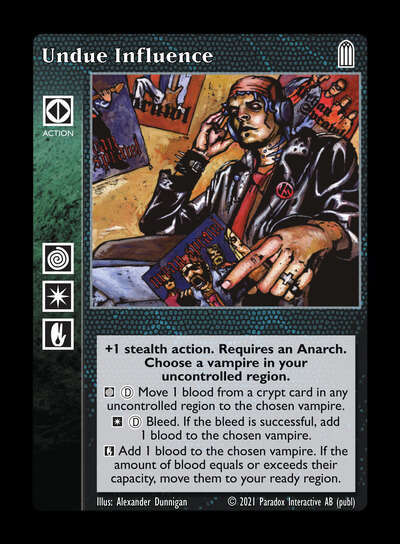 Undue Influence [Legacy III set] - VTES CCG
