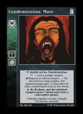 Condemnation: Mute [Legacy III set] - VTES CCG