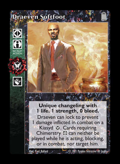 Draeven Softfoot [Legacy III set] - VTES CCG
