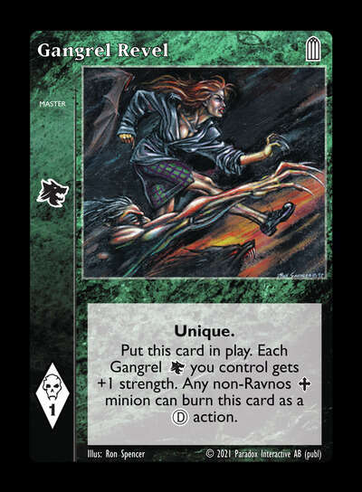 Gangrel Revel [Legacy III set] - VTES CCG