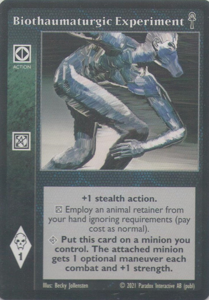 Biothaumaturgic Experiment [V5A set] - VTES CCG