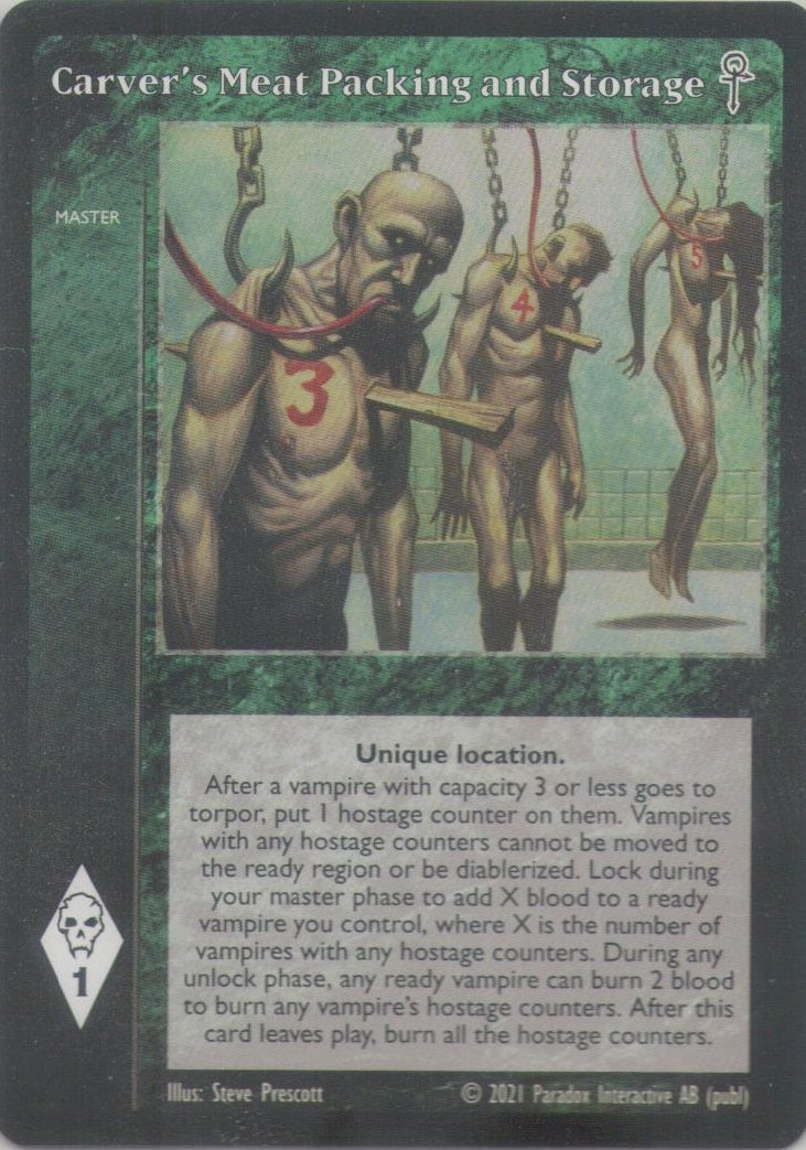 Carver's Meat Packing and Storage [V5A set] - VTES CCG