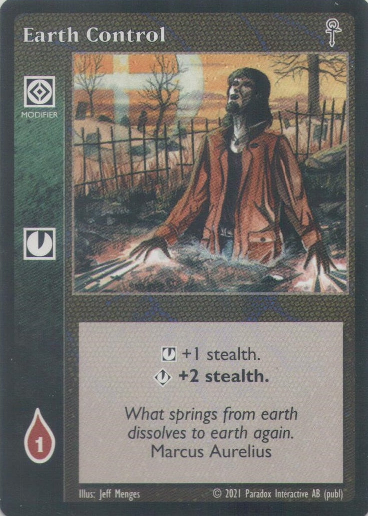 Earth Control [V5A set] - VTES CCG