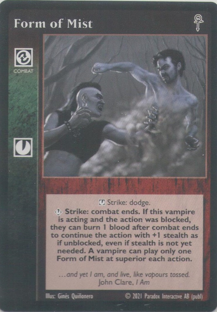 Form of Mist [V5A set] - VTES CCG