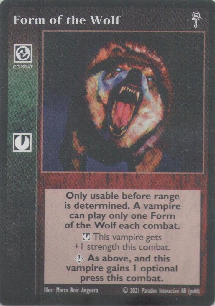 Form of the Wolf [V5A set] - VTES CCG