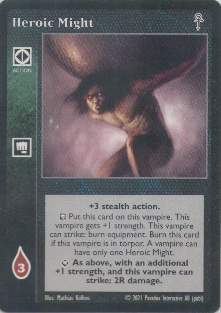 Heroic Might [V5A set] - VTES CCG