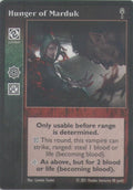 Hunger of Marduk [V5A set] - VTES CCG