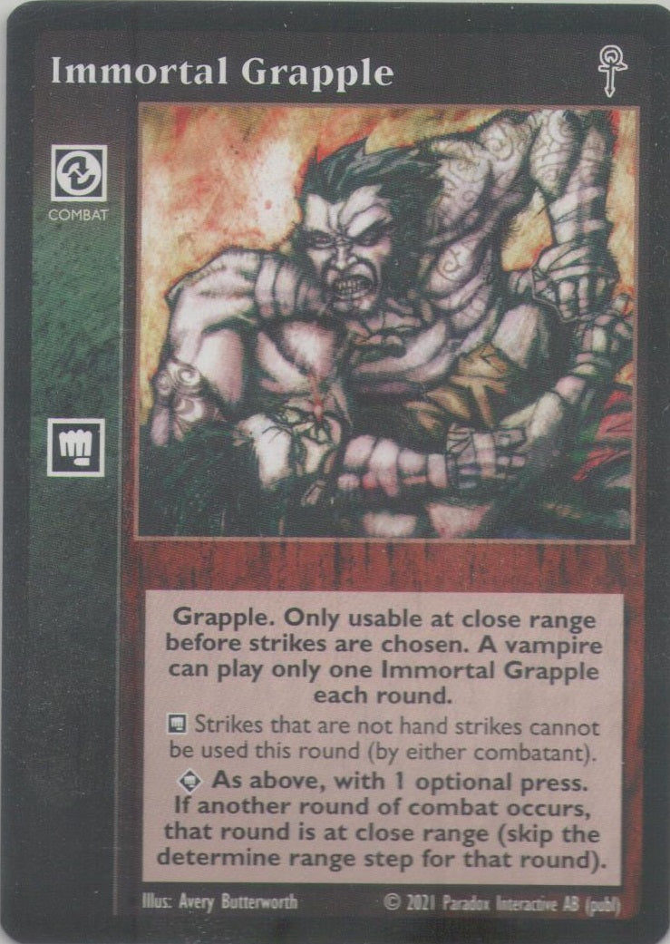 Immortal Grapple [V5A set] - VTES CCG