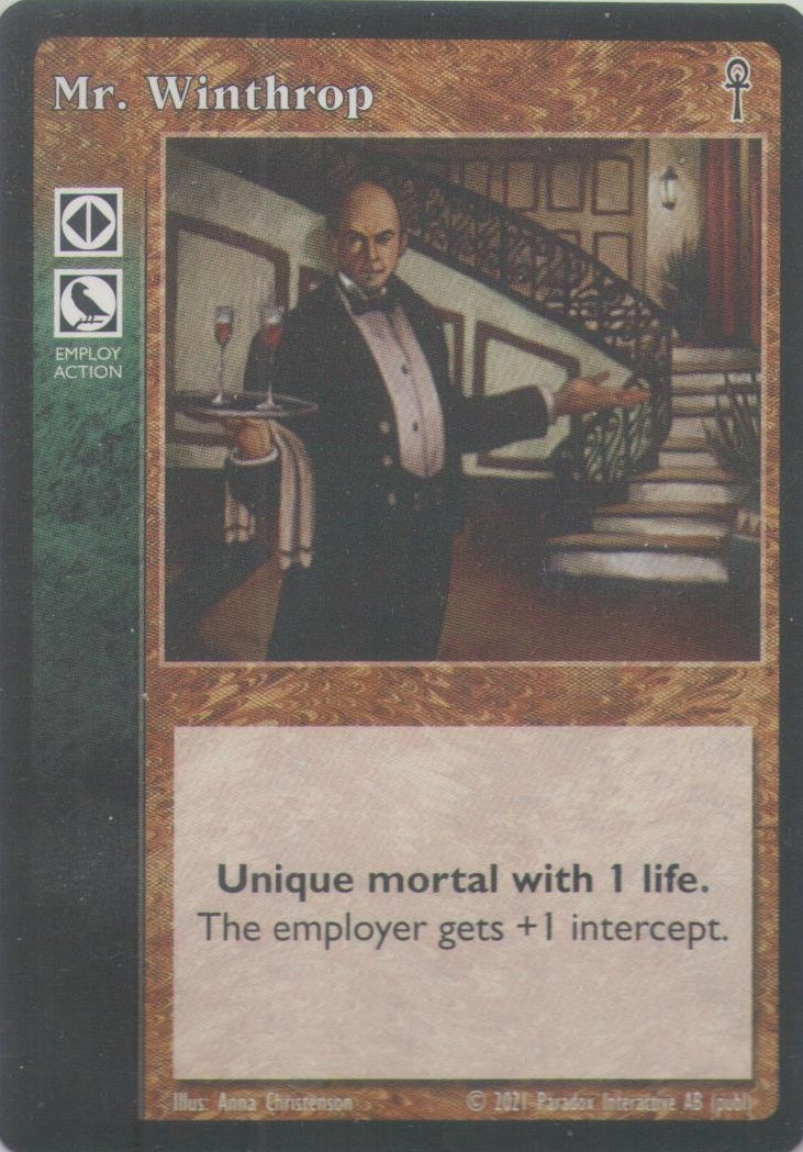 Mr. Winthrop [V5A set] - VTES CCG