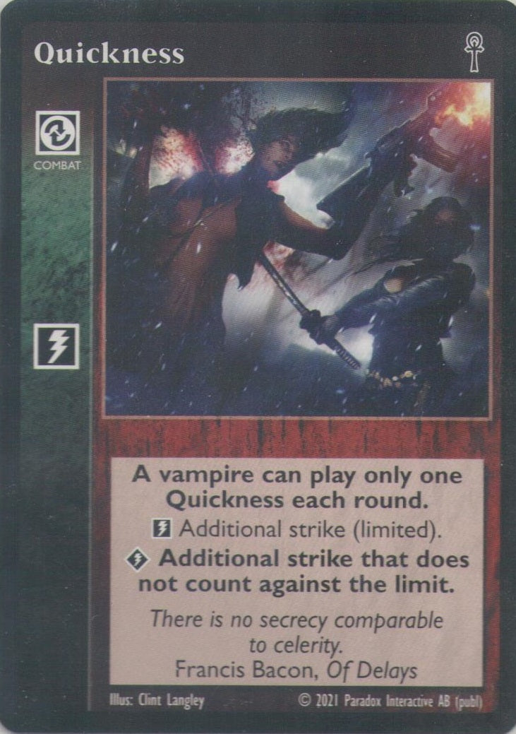 Quickness [V5A set] - VTES CCG