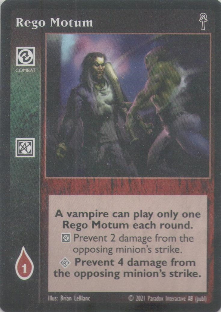Rego Motum [V5A set] - VTES CCG