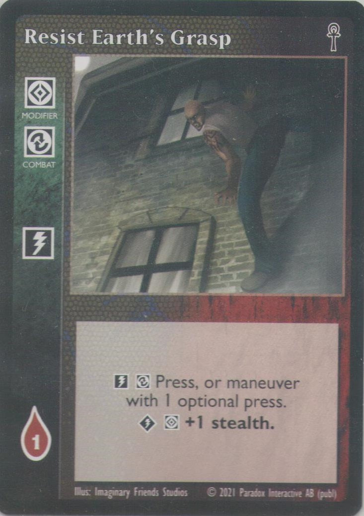 Resist Earth's Grasp [V5A set] - VTES CCG