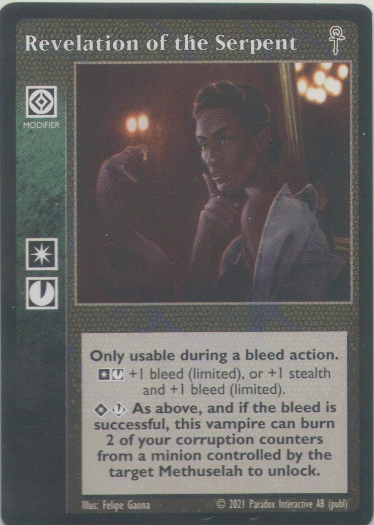 Revelation of the Serpent [V5A set] - VTES CCG