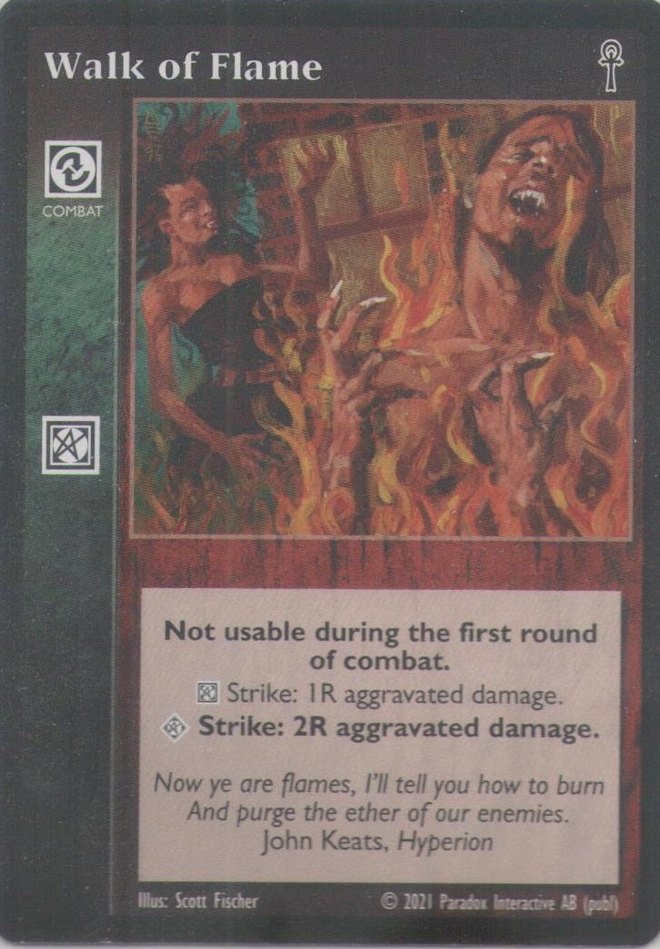 Walk of Flame [V5A set] - VTES CCG