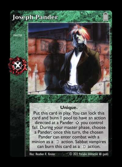Joseph Pander [Legacy IV set] - VTES CCG