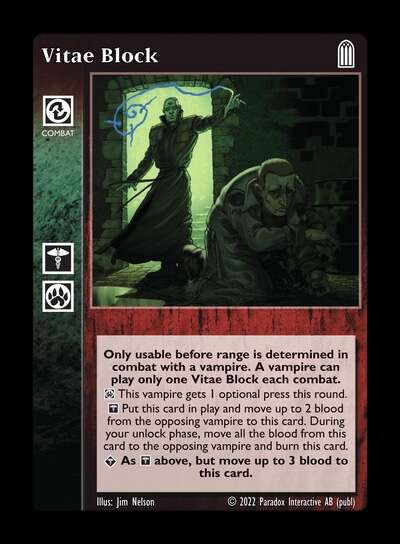 Vitae Block [Legacy IV set] - VTES CCG