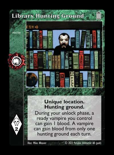 Library Hunting Ground [Legacy IV set] - VTES CCG