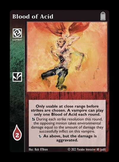 Blood of Acid [Legacy IV set] - VTES CCG