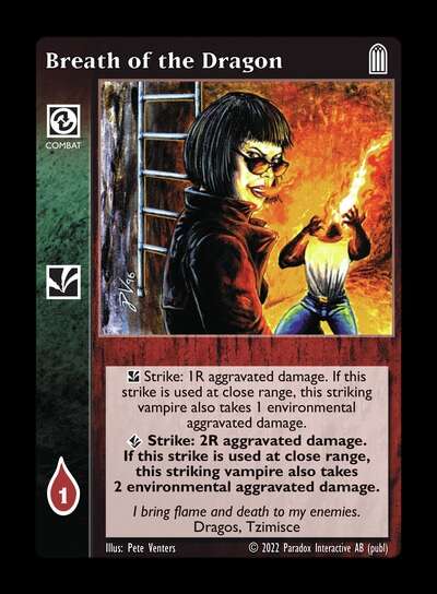 Breath of the Dragon [Legacy IV set] - VTES CCG